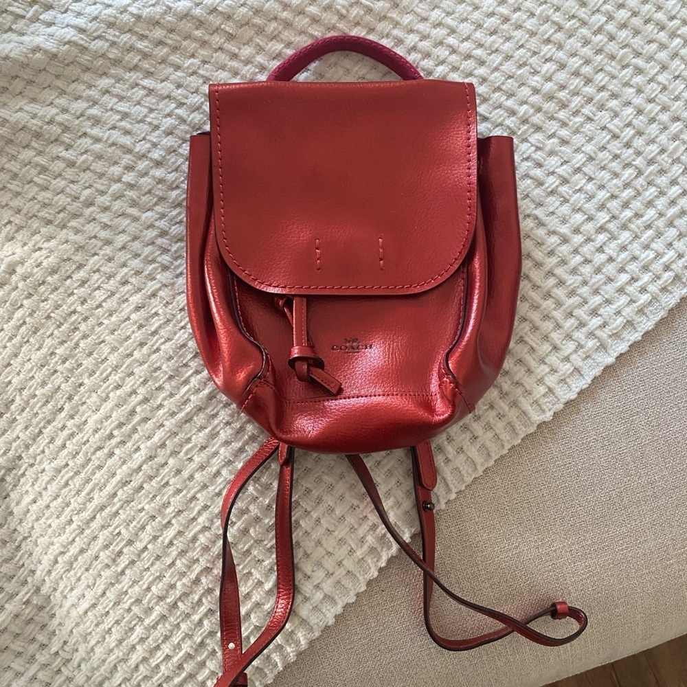 Coach mini backpack